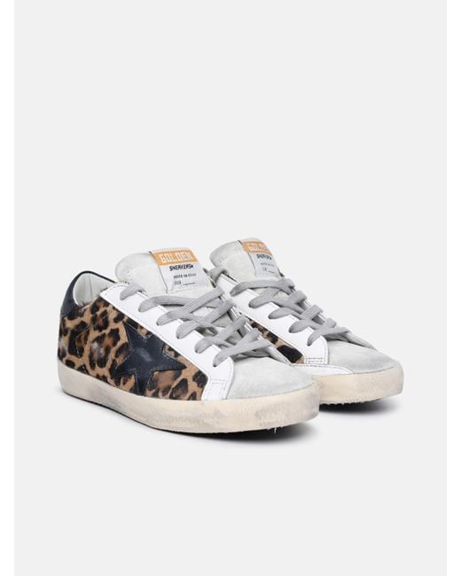 Golden Goose Deluxe Brand White 'super-star Classic' Multicolor Leather Sneakers