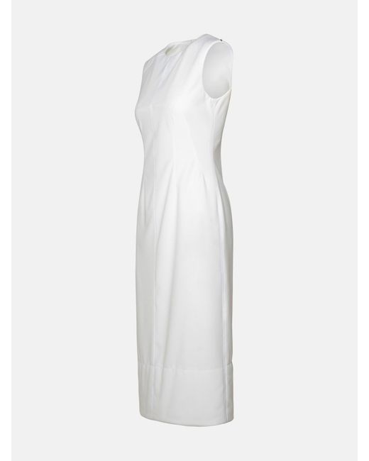 Sportmax White 'cariddi' Polyester Dress