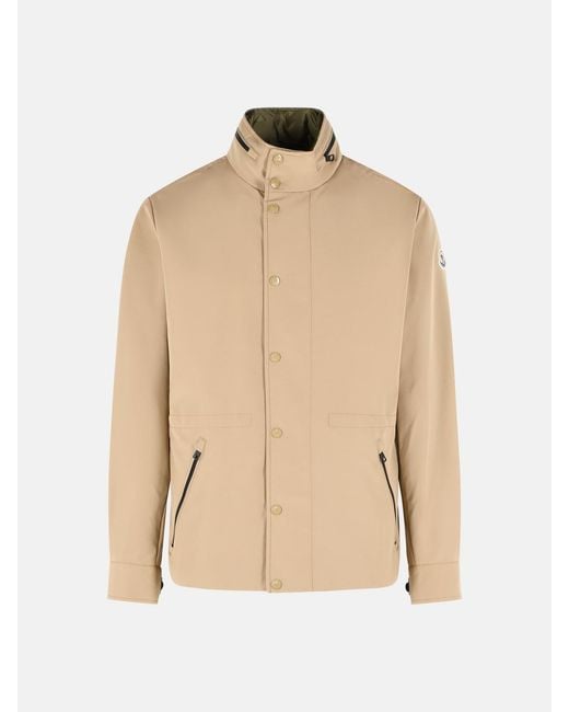 Moncler Natural 'Chuqui' Polyester Blend Jacket for men
