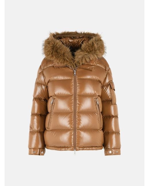 Moncler Natural 'Hypolais' Short Polyamide Down Jacket