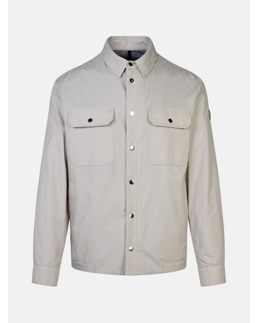 Moncler Gray 'piz' Polyester Jacket for men