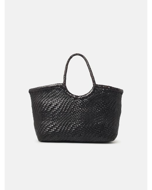 Dragon Diffusion Black 'Nantucket Optical' Dark Leather Bag