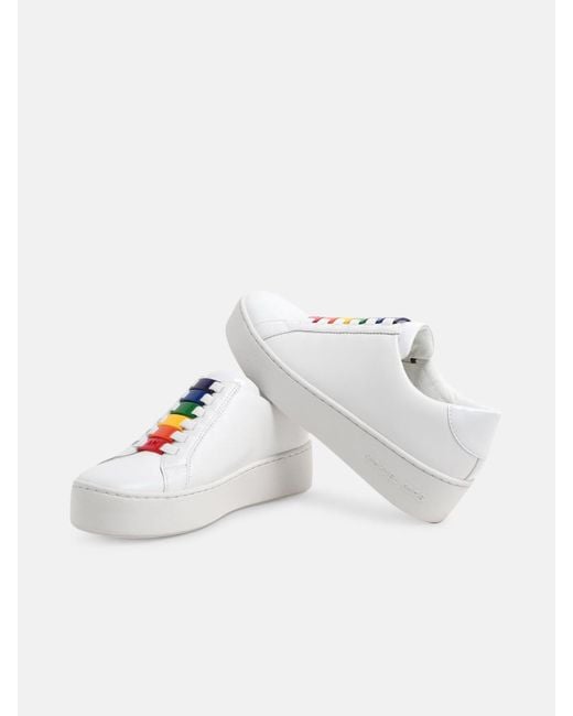 michael kors cameron leather sneaker