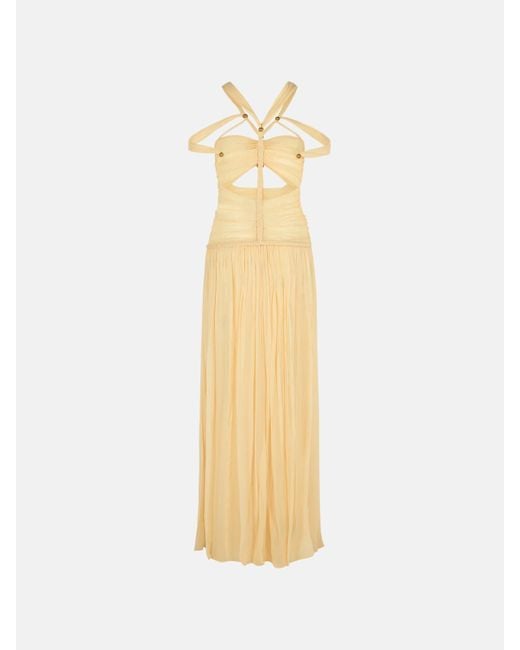 Isabel Marant Metallic 'rafael' Silk Dress