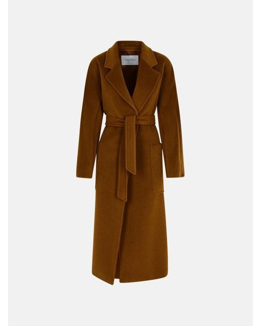 Max Mara Brown 'attuale1234' Camel Coat