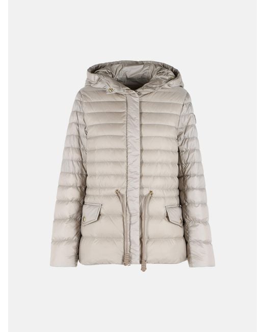Moncler Natural 'Raies' Light Polyamide Down Jacket