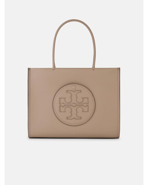 Small 'Ella' Lear Bag nuda di Tory Burch in Natural