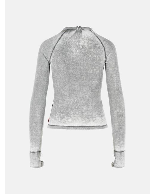 DIESEL Gray 'Ecla' Sweater