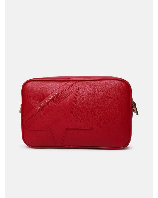 Golden Goose Deluxe Brand Red Leather Bag