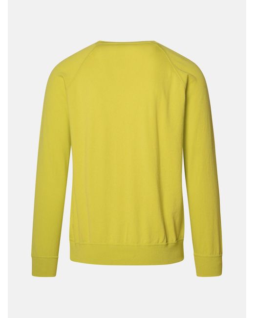Gran Sasso Yellow Cashmere Blend Sweater for men