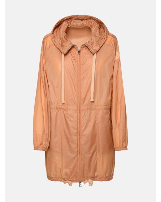 Moncler Orange 'airelle' Pink Polyamide Jacket
