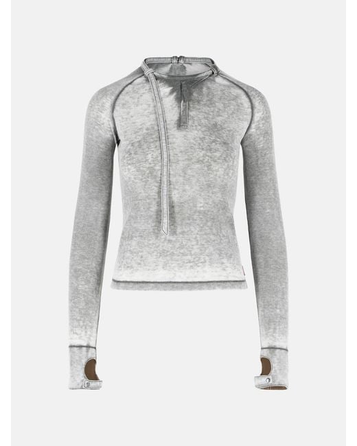 DIESEL Gray 'Ecla' Sweater