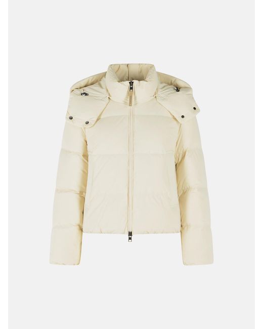 Woolrich Natural 'Madison' Polyamide Blend Down Jacket