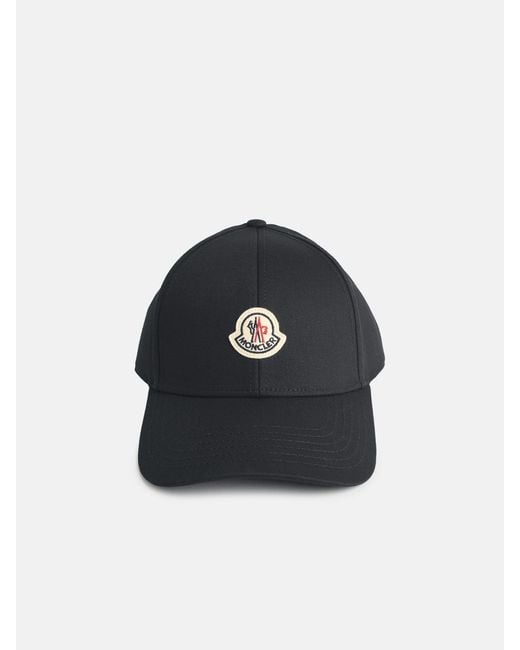 Moncler Blue Cotton Cap for men