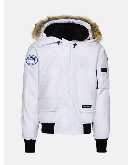 Canada goose chilliwack top bomber white mens