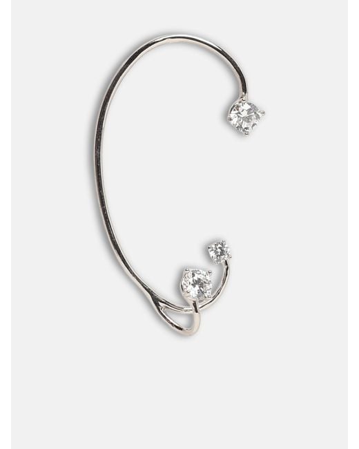 Panconesi White Earcuff Three Point'