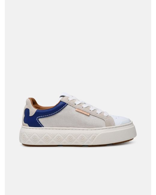 Tory Burch White Leather Blend Ladybug Sneakers | Lyst