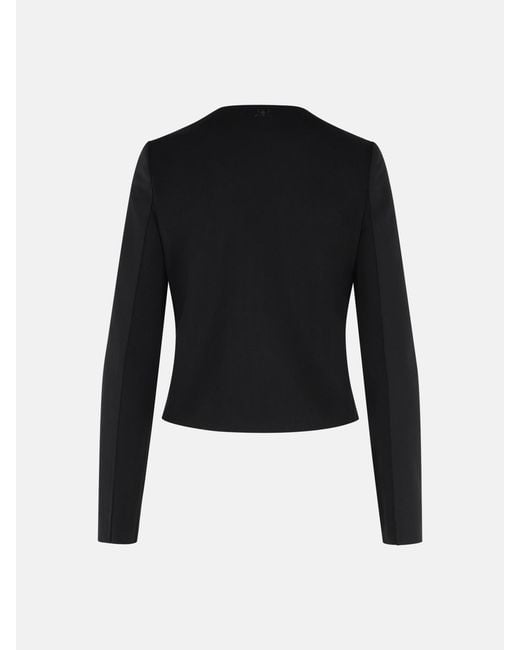 Courreges Black Wool Blend Jacket