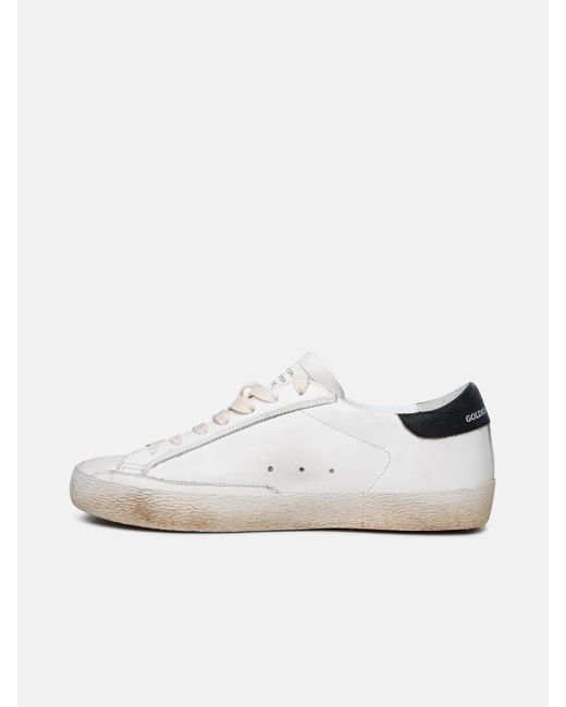 Golden Goose Deluxe Brand White 'super-star Classic' Leather Sneakers for men