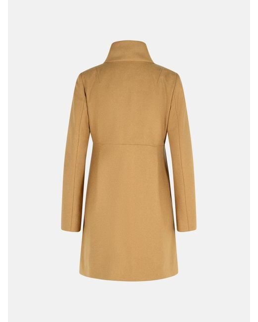 Fay Natural Wool Blend Coat