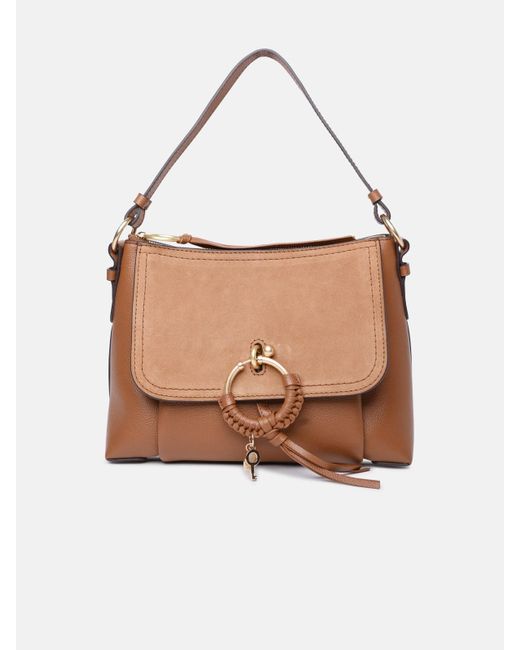 See By Chloé White See By Chloé Small 'joan' Caramel Leather Bag