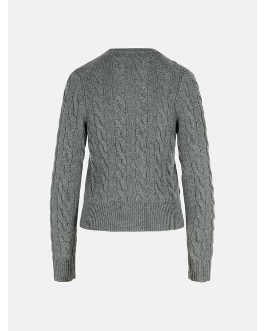 Polo Ralph Lauren Gray Cashmere Blend Sweater