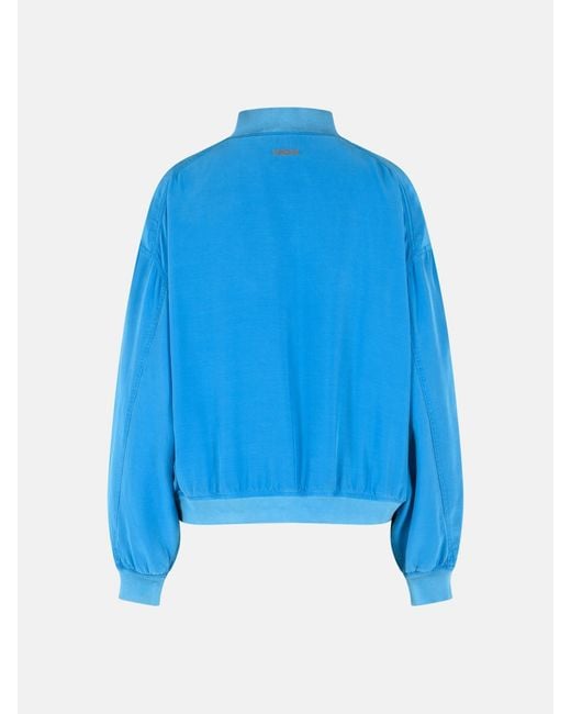 Versace Blue Blouson With Zip