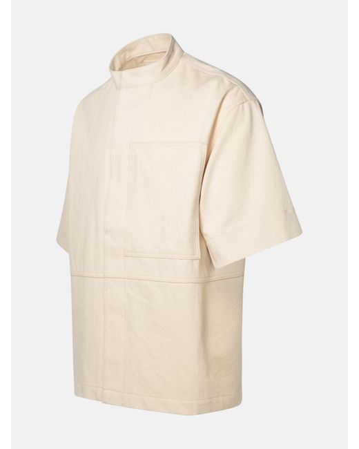 Jil Sander Natural Cotton Shirt for men