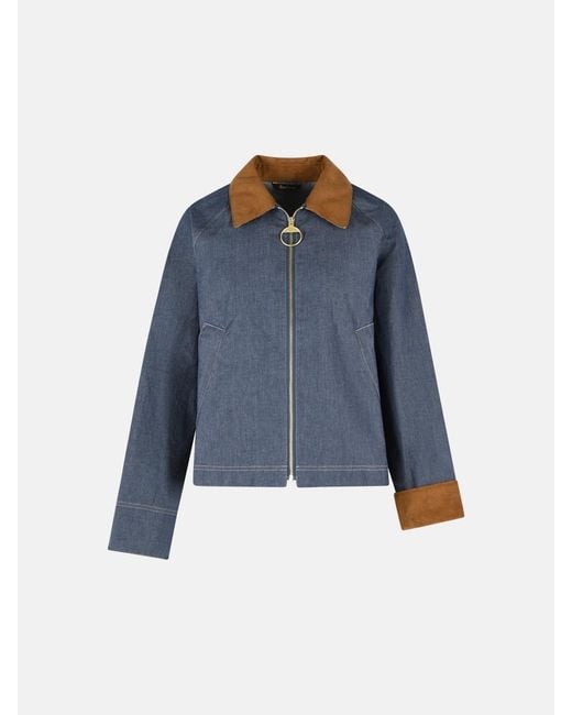 Barbour Blue 'Freckleton' Cotton Jacket
