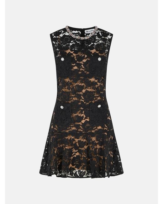 Self-Portrait Black Polyester Dress