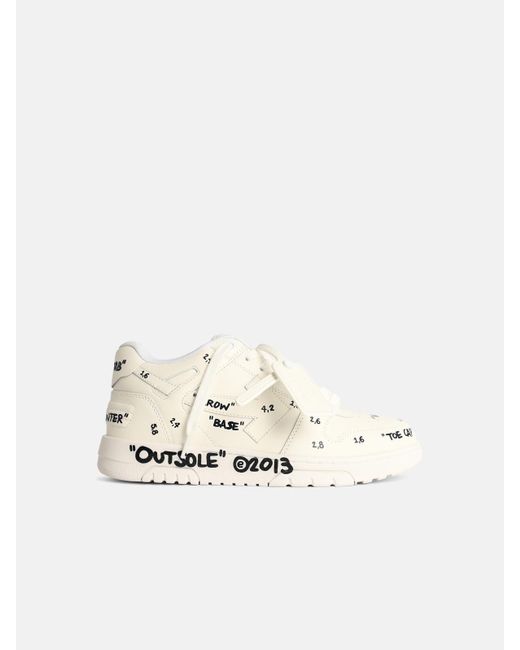 Off-White c/o Virgil Abloh Men's Natural 'Out Of Office' Leather