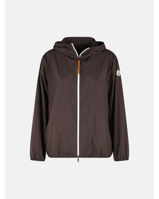 Moncler Brown 'Fegeos' Polyester Hooded Jacket