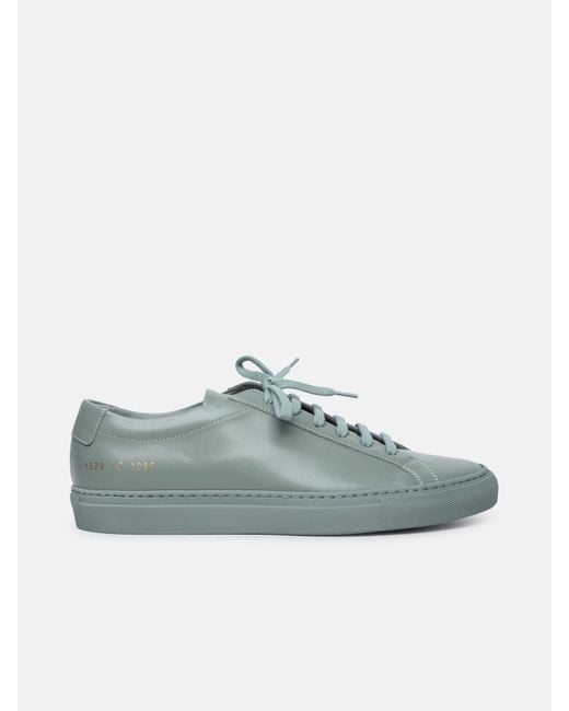 Common Projects Green 'original Achilles' Vintage Leather Sneakers for men