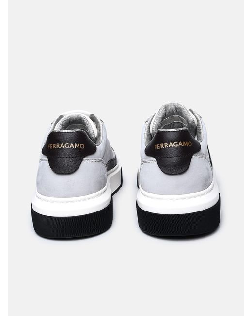 Ferragamo White Cassina Sneakers for men