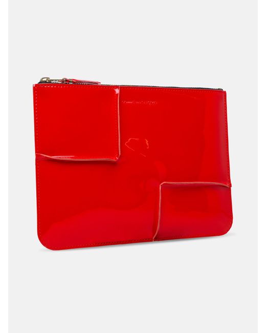 Comme des Garçons Red Comme Des Garçons Wallet 'medley' Leather Envelope