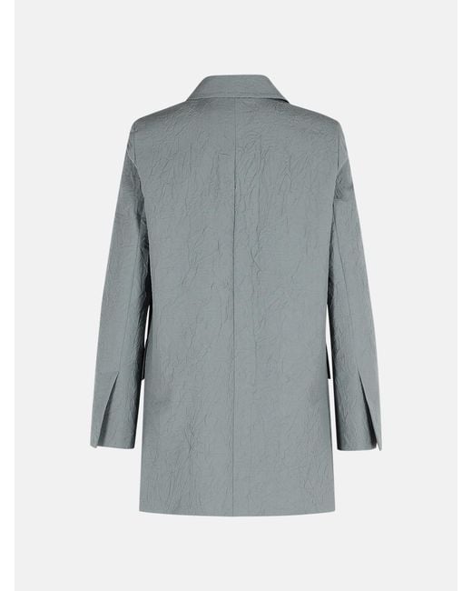 Max Mara Gray 'Abavo' Wool Blazer