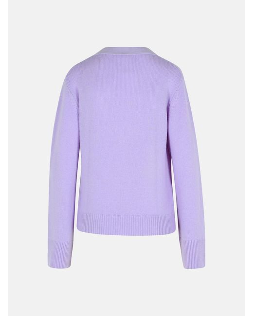 Lisa Yang Women's Purple 'Danni' Cashmere Cardigan