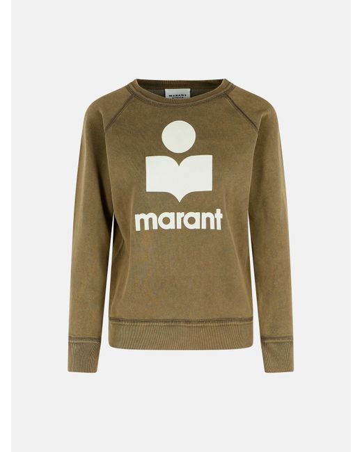 Isabel Marant Green Cotton Blend Sweatshirt