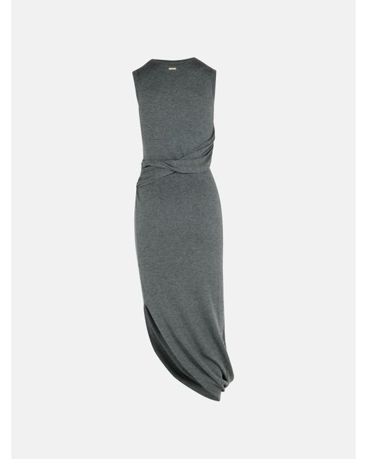 J.W. Anderson Blue Wool Blend Dress