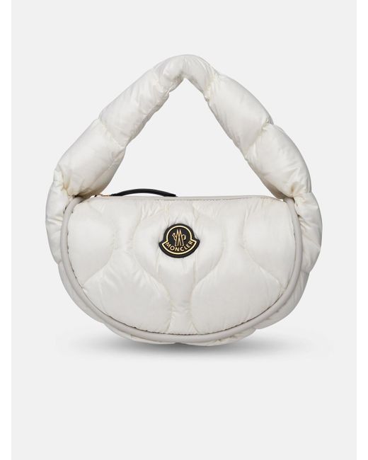 Moncler Nylon Delilah Bag in White | Lyst