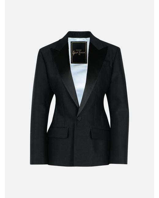 DSquared² Black 'Dan' Virgin Wool Blend Blazer