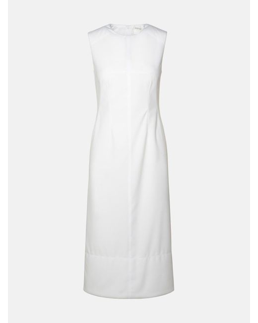 Sportmax White 'cariddi' Polyester Dress