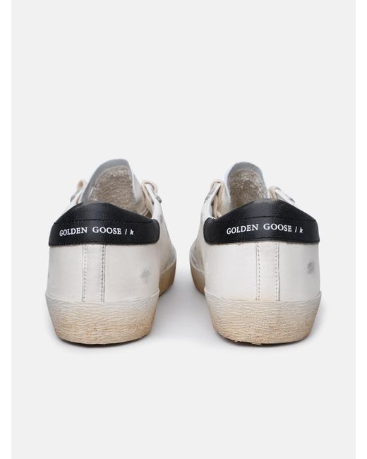Golden Goose Deluxe Brand White 'super-star Classic' Leather Sneakers for men