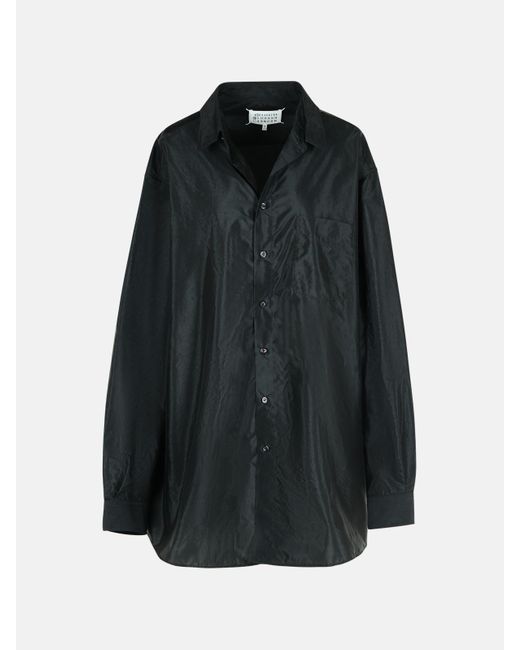 Maison Margiela Black Polyester Shirt