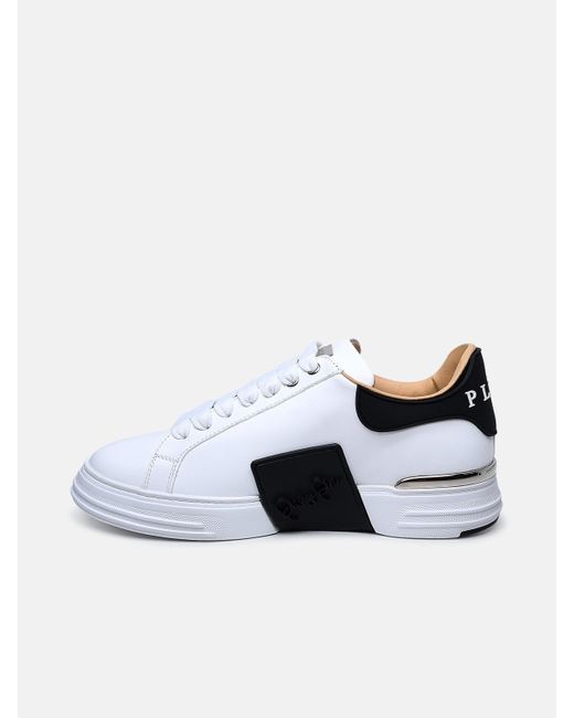 Philipp Plein White Leather Phantom Sneakers for men