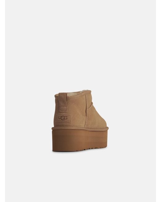 Ugg Brown 'Ultra Mini' Suede Boots
