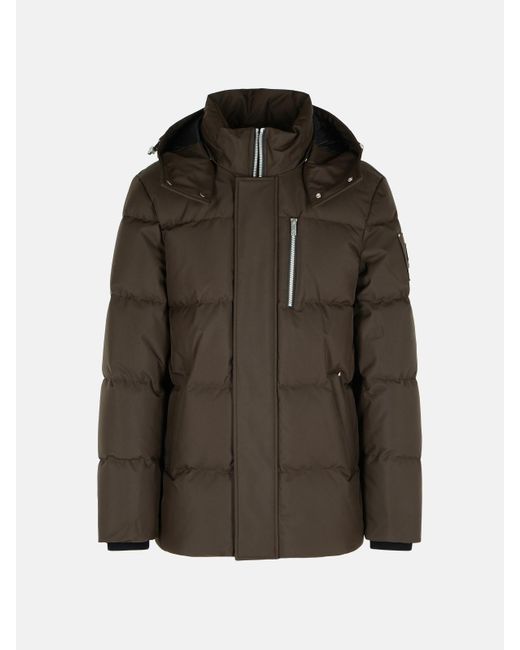 Moose Knuckles Brown 'cloud 3q' Nylon Down Jacket for men