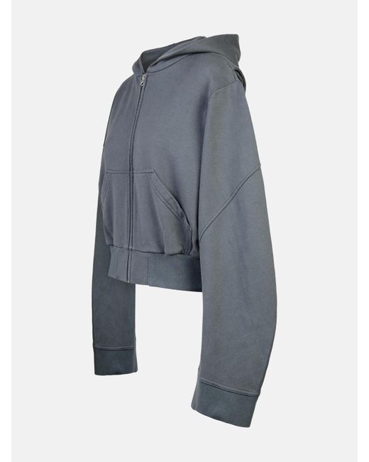 MM6 by Maison Martin Margiela Blue Cotton Hoodie