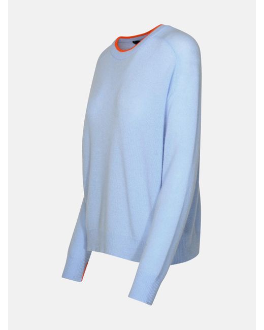 360cashmere Blue 'claude' Cashmere Sweater