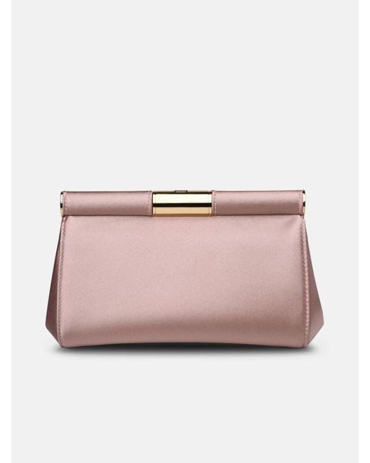 Dolce & Gabbana Pink Silk Blend Bag